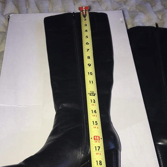 Nine West genuine leather Natty tall boots, Women’s 6.5M, black. New in box! - Picture 11 of 15